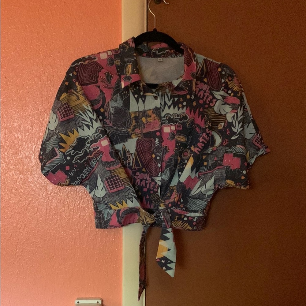 Graphic Print Women's Top